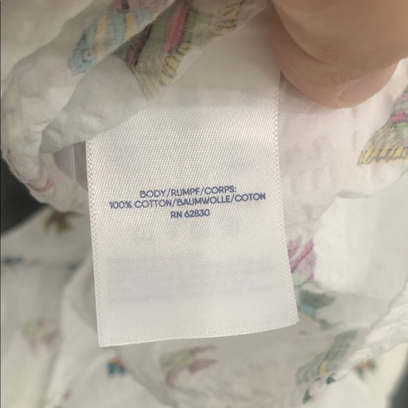 Nautica Men's White Short Sleeve Shirt with Colorful Print - Picture 5 of 5